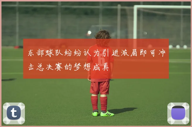 东部球队纷纷认为引进浓眉即可冲击总决赛的梦想成真